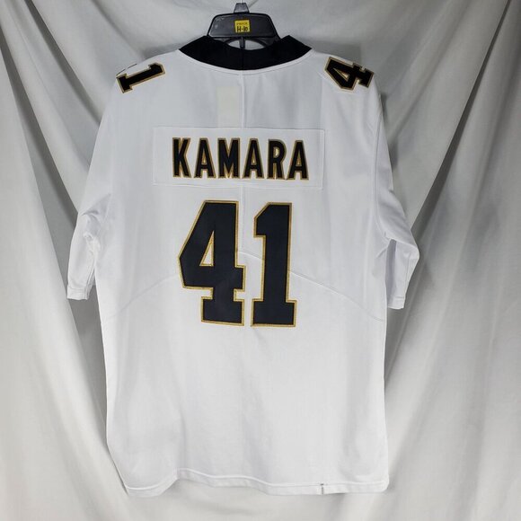 SAINTS Nike Men's Black White Football-NFL Jersey On Field Short Sleeve Small - Picture 3 of 15